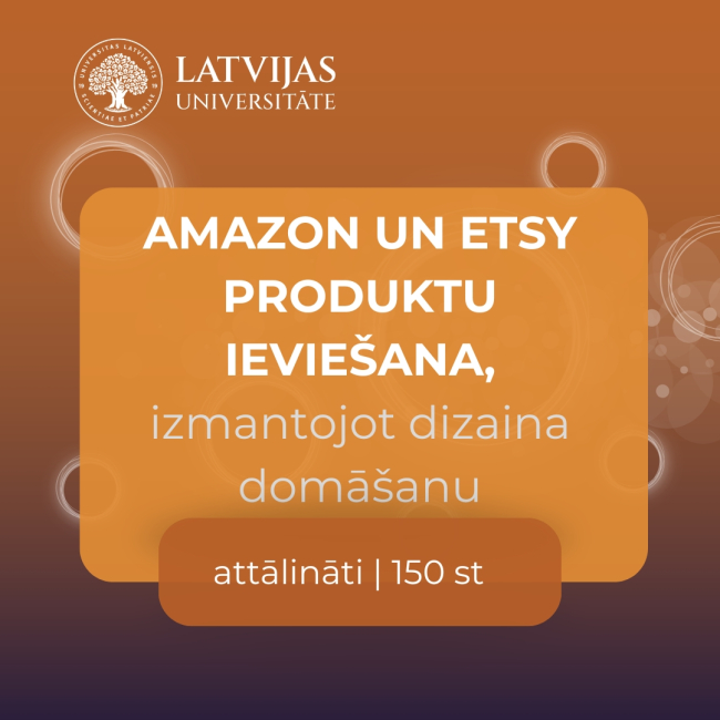 LU Amazon un Etsy produktu ieviešana, izmantojot dizaina domāšanu