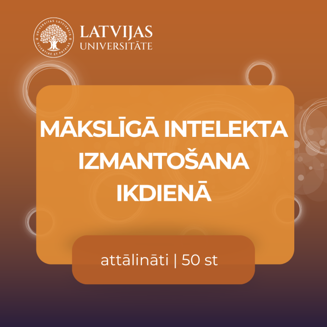 LU Mākslīgā intelekta izmantošana ikdienā