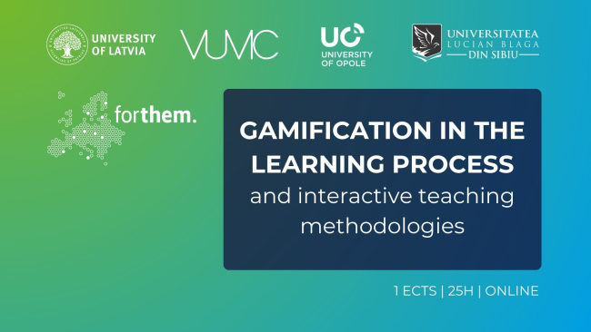 Gamification in the learning process and interactive teaching methodologies